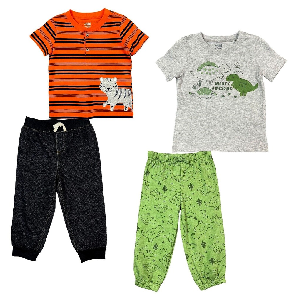 Child of Mine by Carters Baby Boys Jogger Pants & Tee Outfit Set‎ Size 24 Months